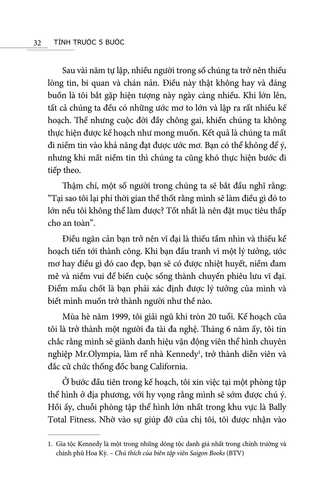 tính trước 5 bước