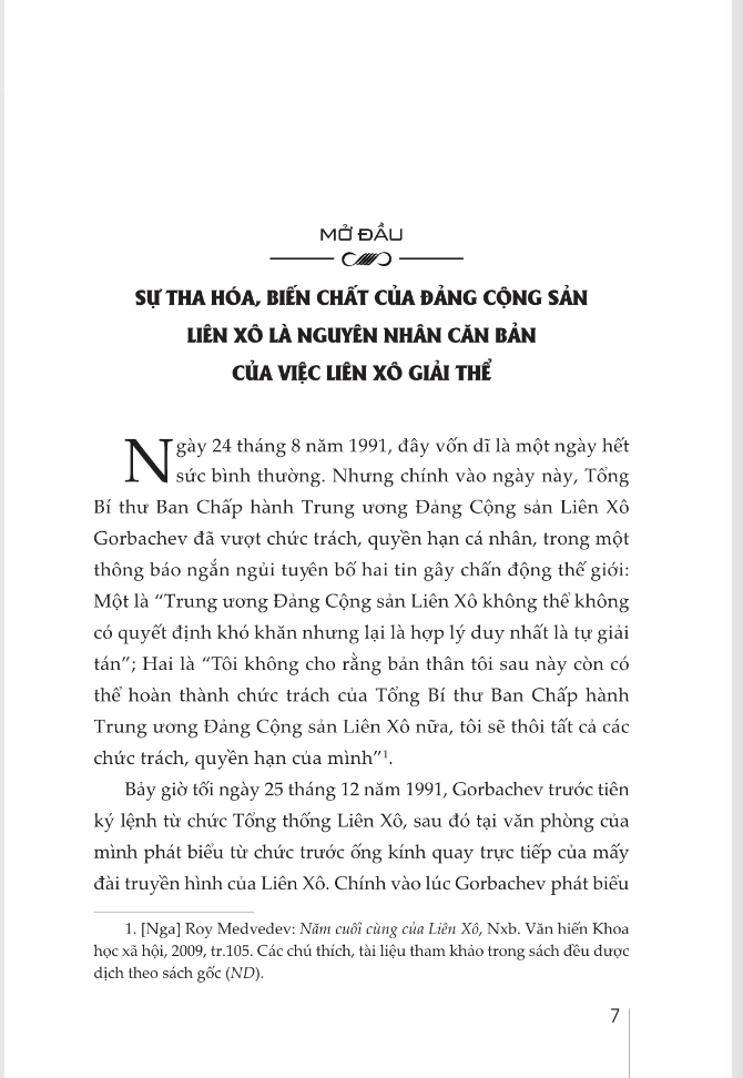tính trước nguy cơ - suy ngẫm sau 20 năm đảng cộng sản liên xô mất đảng