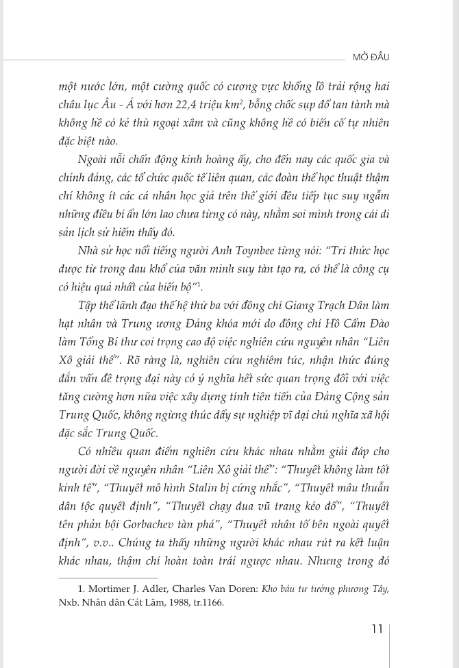 tính trước nguy cơ - suy ngẫm sau 20 năm đảng cộng sản liên xô mất đảng