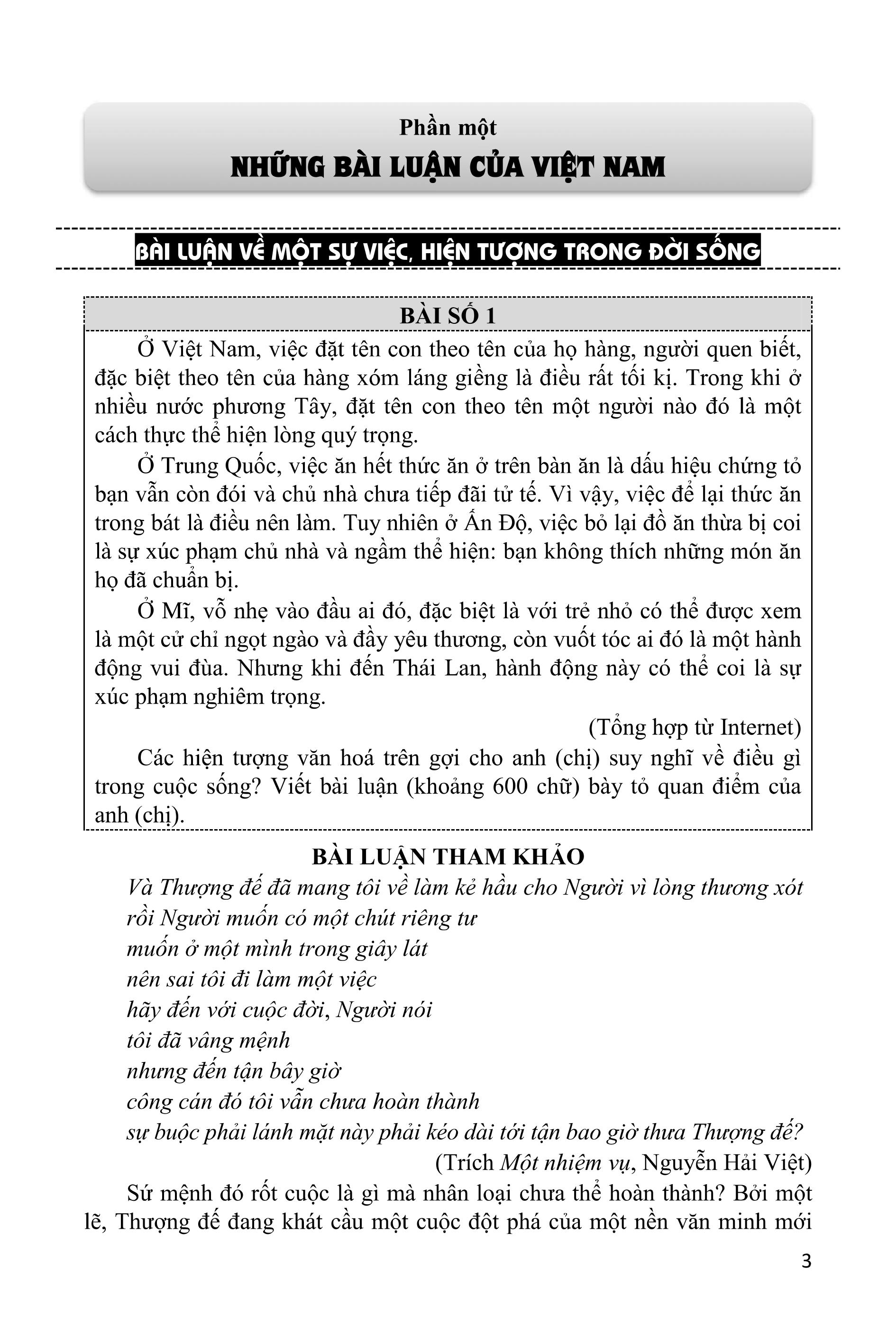 tinh tuyển những bài luận theo hướng mở - quyển 1