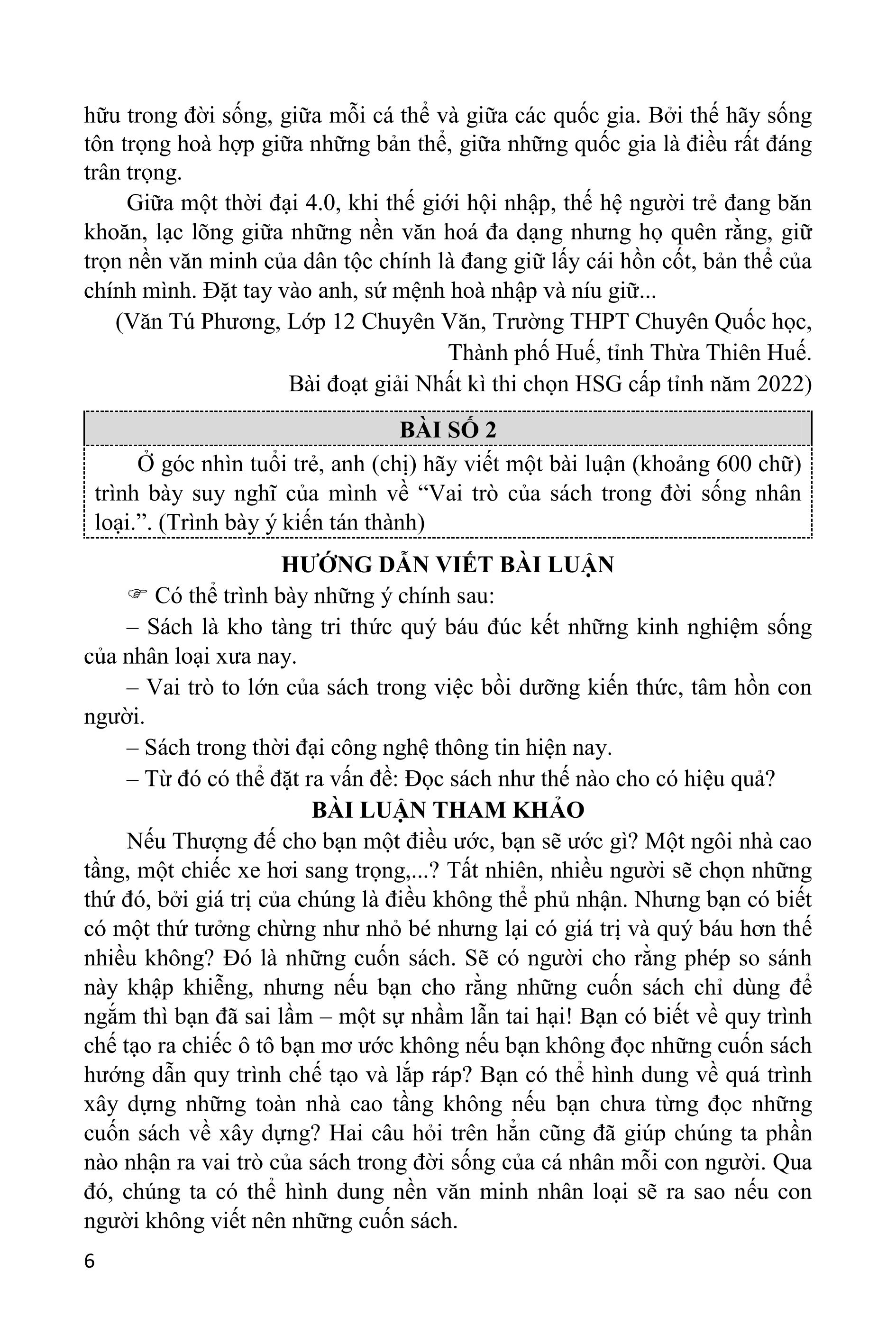 tinh tuyển những bài luận theo hướng mở - quyển 1