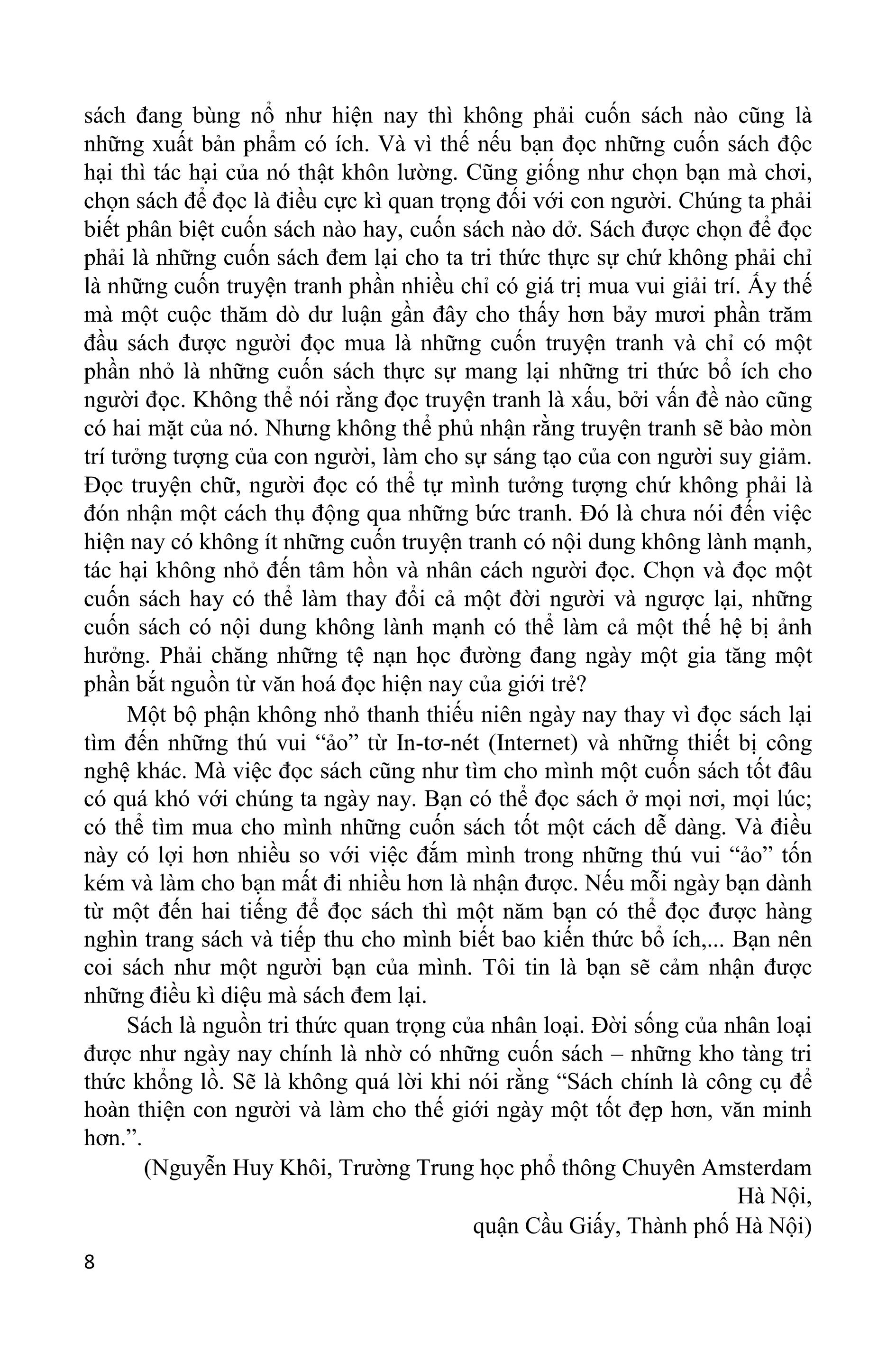 tinh tuyển những bài luận theo hướng mở - quyển 1