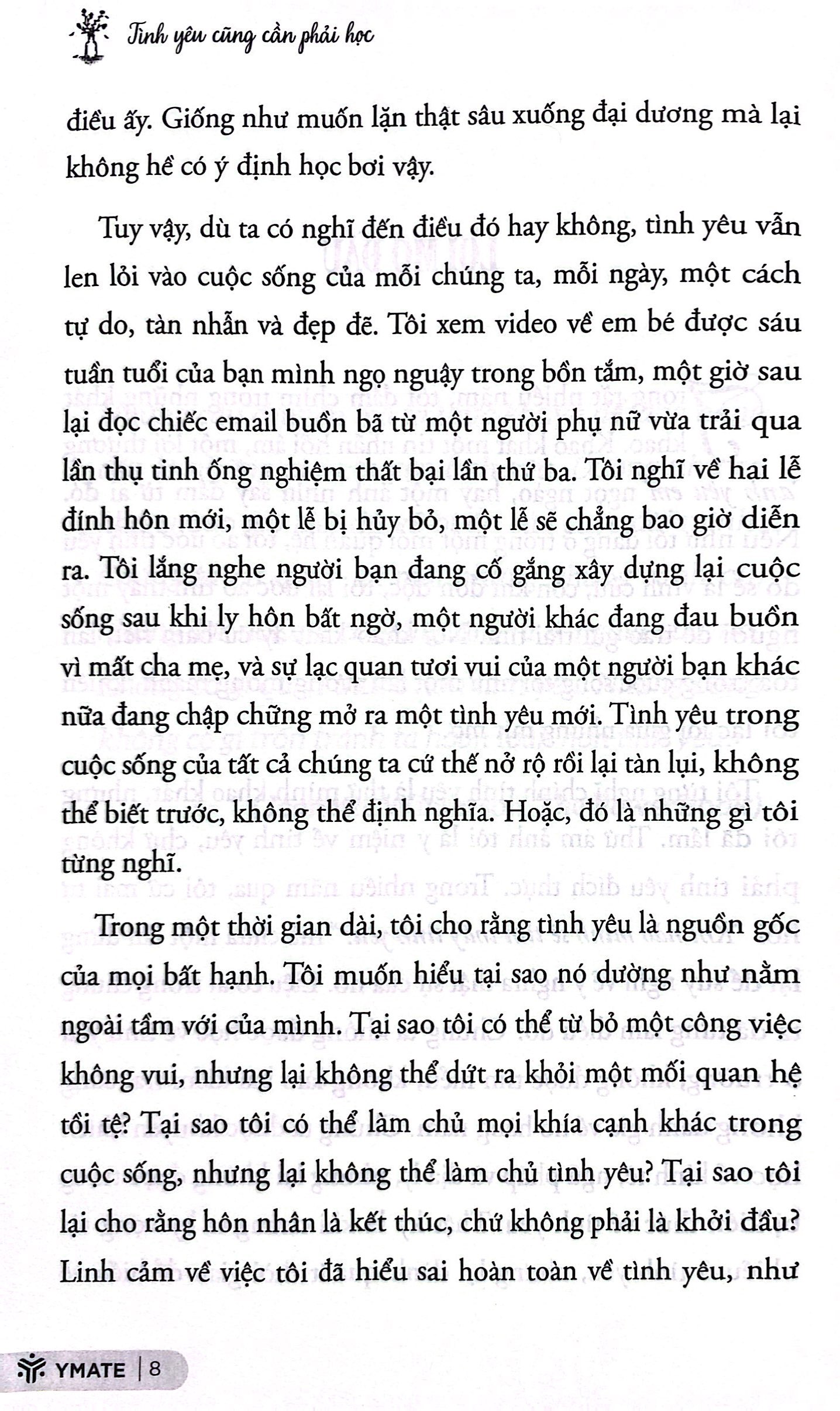 tình yêu cũng cần phải học - khám phá tình yêu từ những trải nghiệm sâu sắc và chân thành nhất