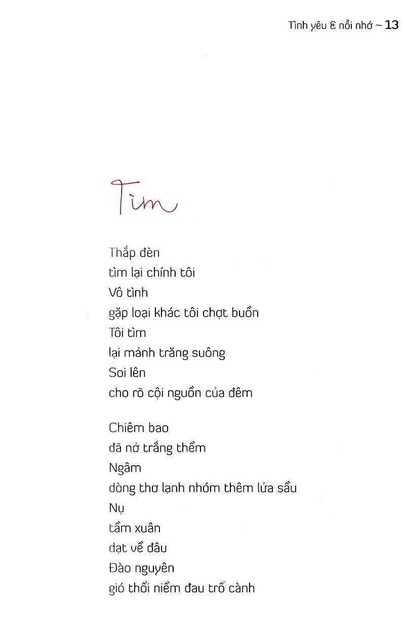 tình yêu và nỗi nhớ