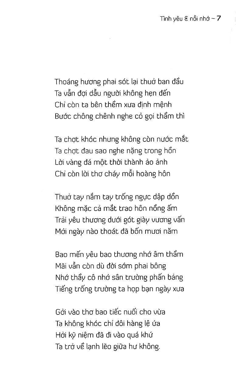 tình yêu và nỗi nhớ