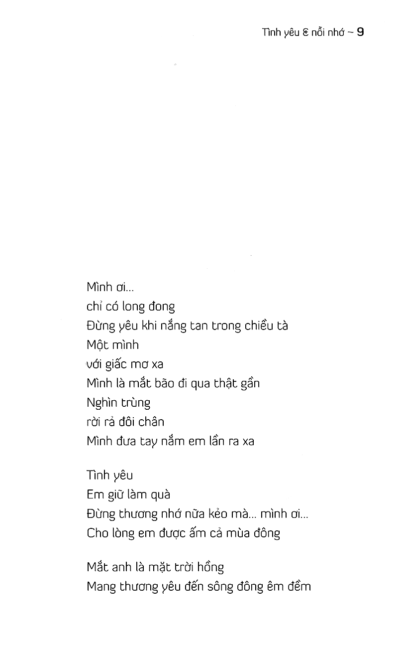 tình yêu và nỗi nhớ