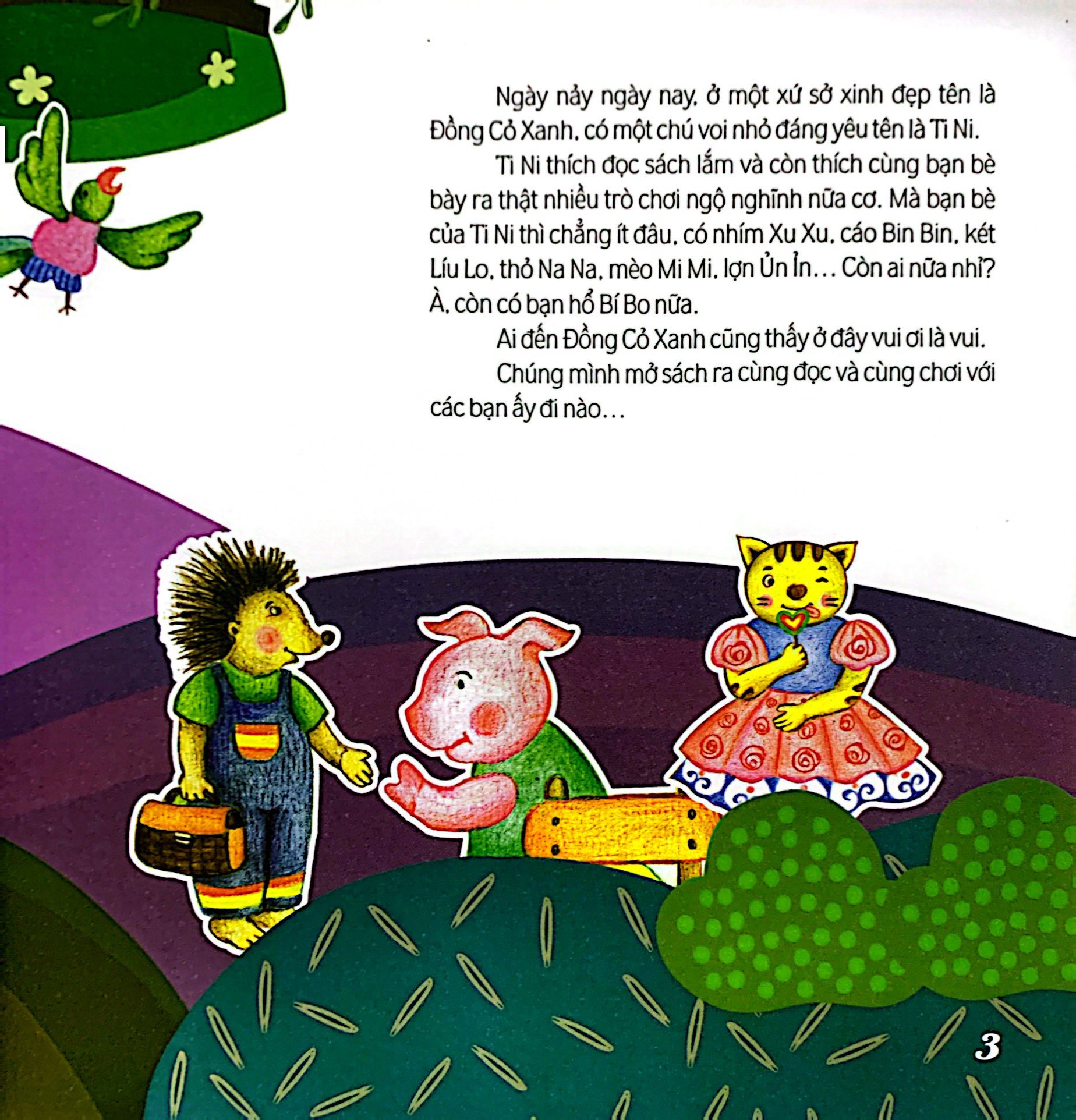 tini và các bạn - ti ni tập bay