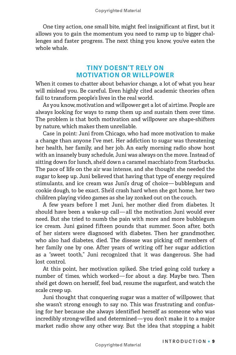 tiny habits: why starting small makes lasting change easy