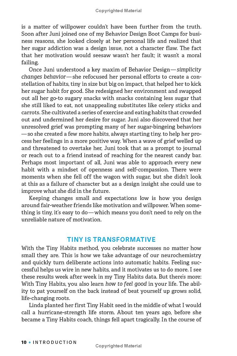 tiny habits: why starting small makes lasting change easy