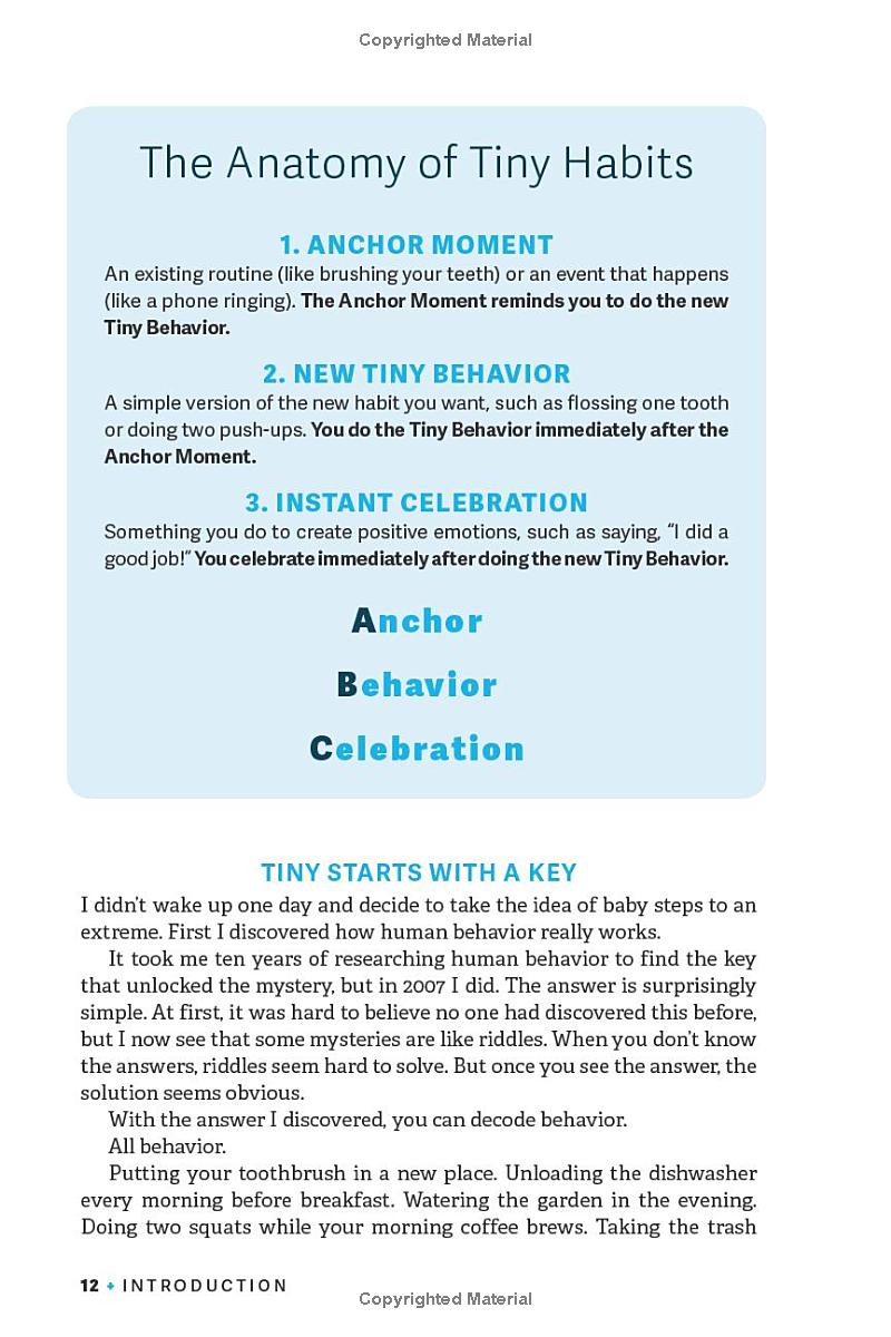 tiny habits: why starting small makes lasting change easy