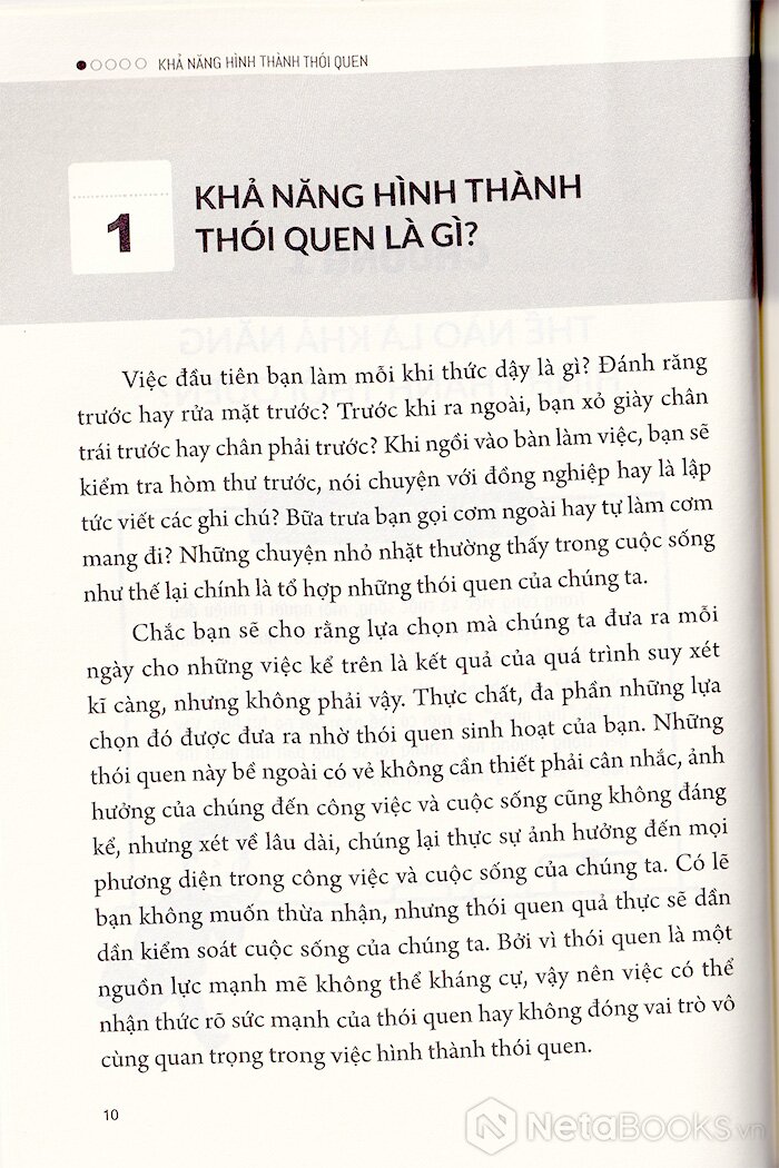 tip công sở 1 - khả năng hình thành thói quen
