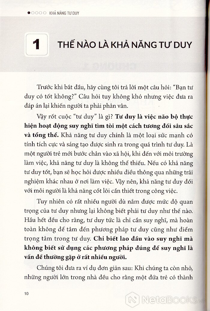 tip công sở 1 - khả năng tư duy