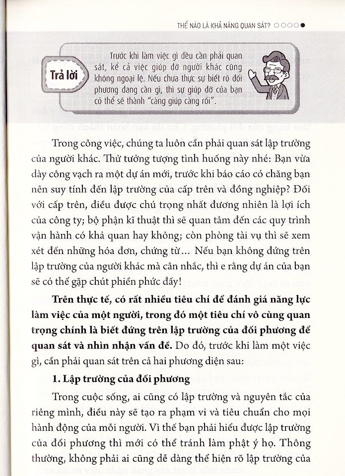 tip công sở 2- khả năng quan sát