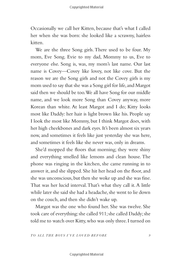 to all the boys i've loved before