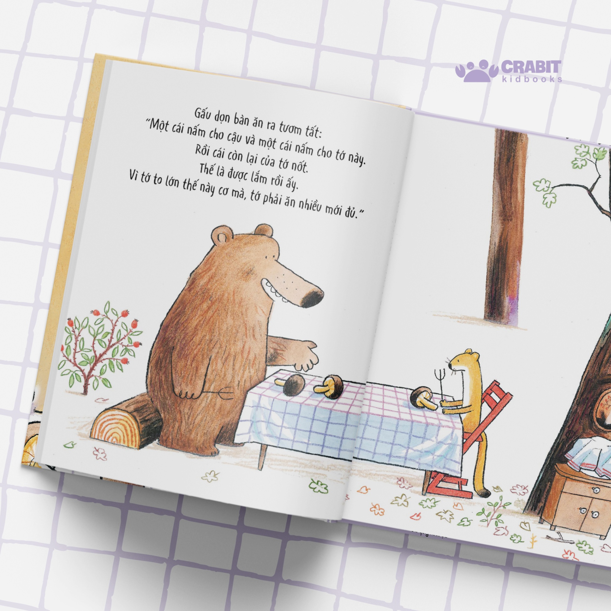 tớ ăn hai, cho cậu hẳn một cái nhé! - bìa cứng