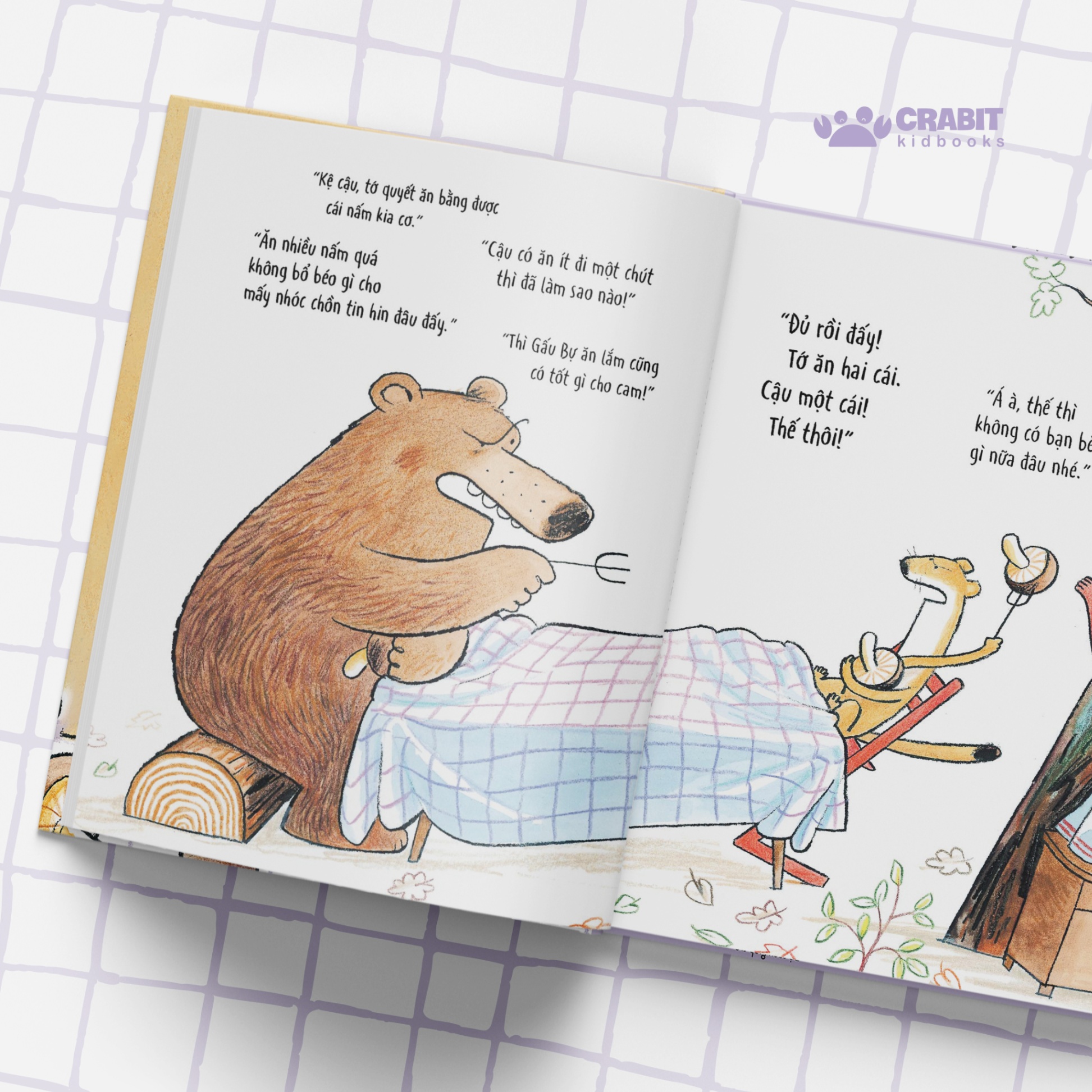 tớ ăn hai, cho cậu hẳn một cái nhé! - bìa cứng