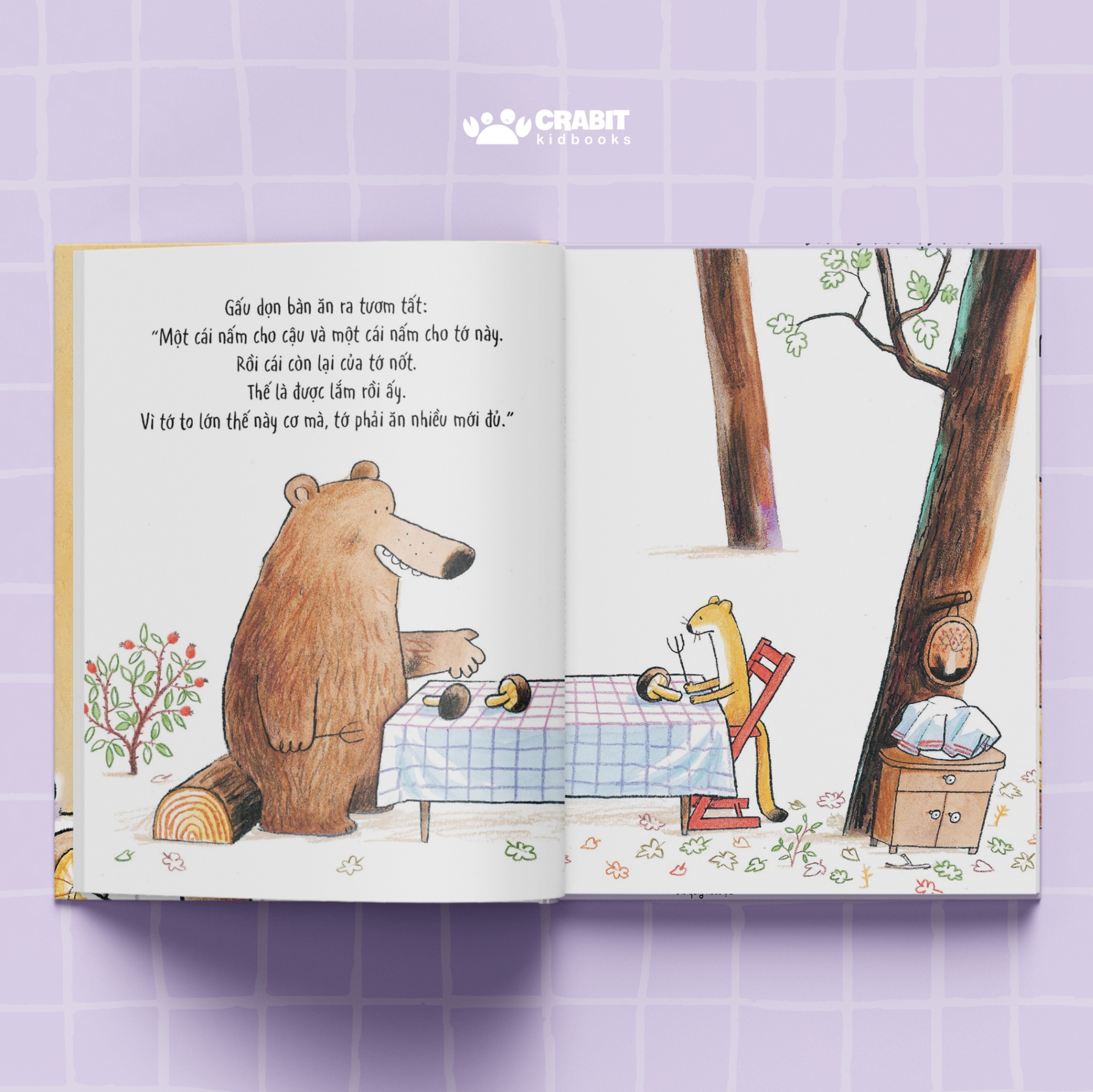 tớ ăn hai, cho cậu hẳn một cái nhé! - bìa cứng