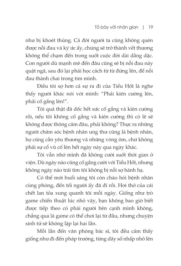 tỏ bày với nhân gian