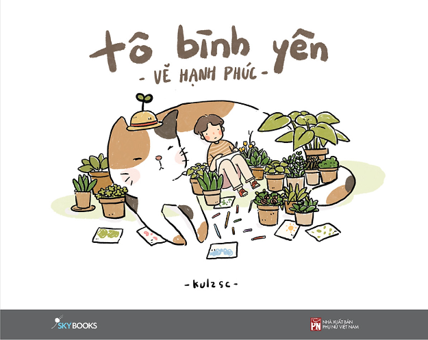 tô bình yên vẽ hạnh phúc - bản đặc biệt - tặng kèm chữ ký tác giả + bộ 3 postcard - độc quyền fahasa