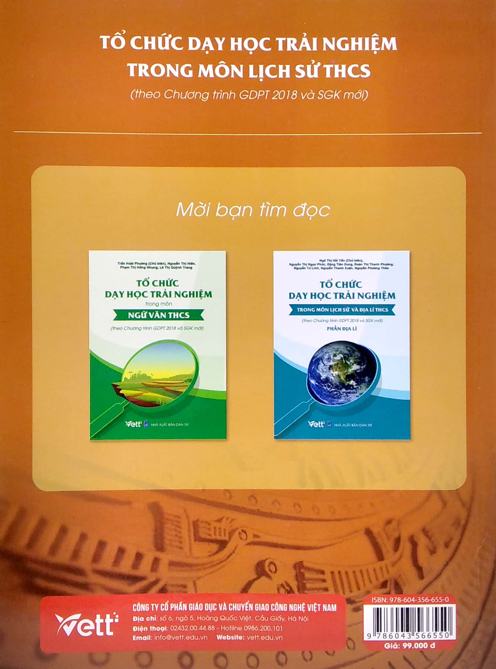 tổ chức dạy học trải nghiệm trong môn lịch sử và địa lí thcs - phần lịch sử (theo chương trình gdpt 2018 và sgk mới)