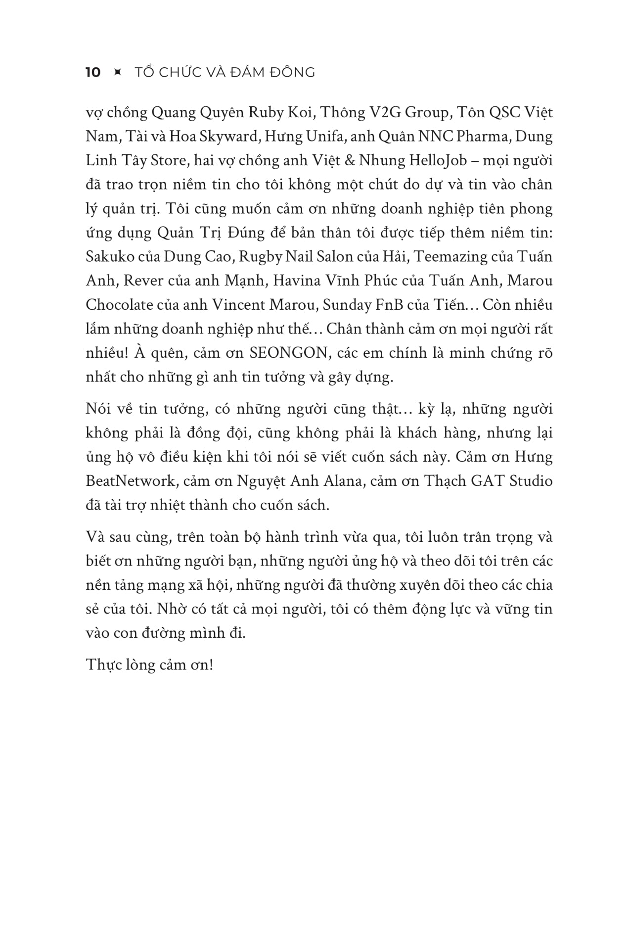 tổ chức và đám đông