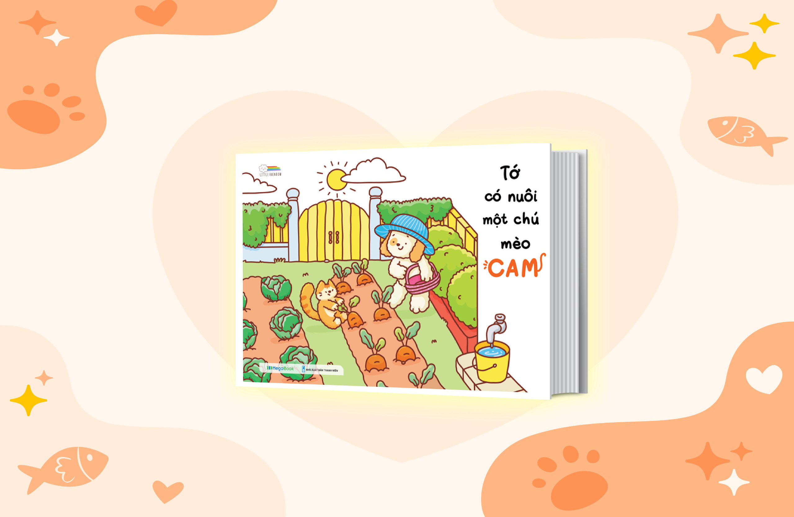 tớ có nuôi một chú mèo cam