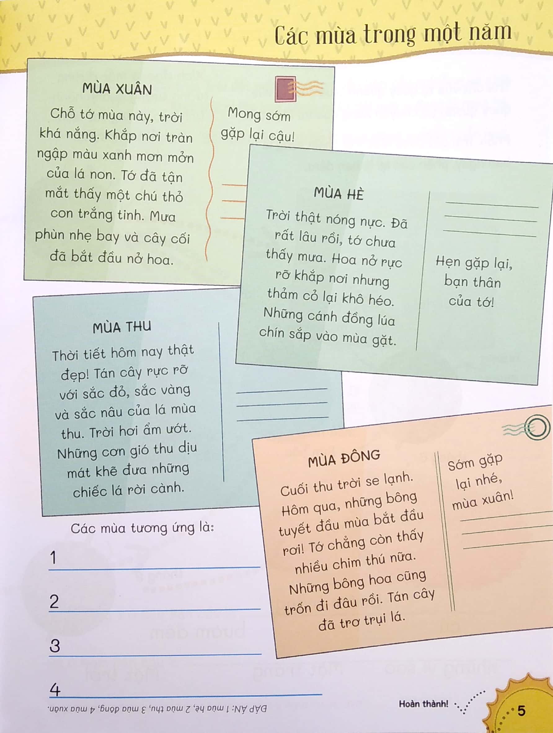 To Den Voi Khoa Hoc: Thoi Tiet Va Cac Mua