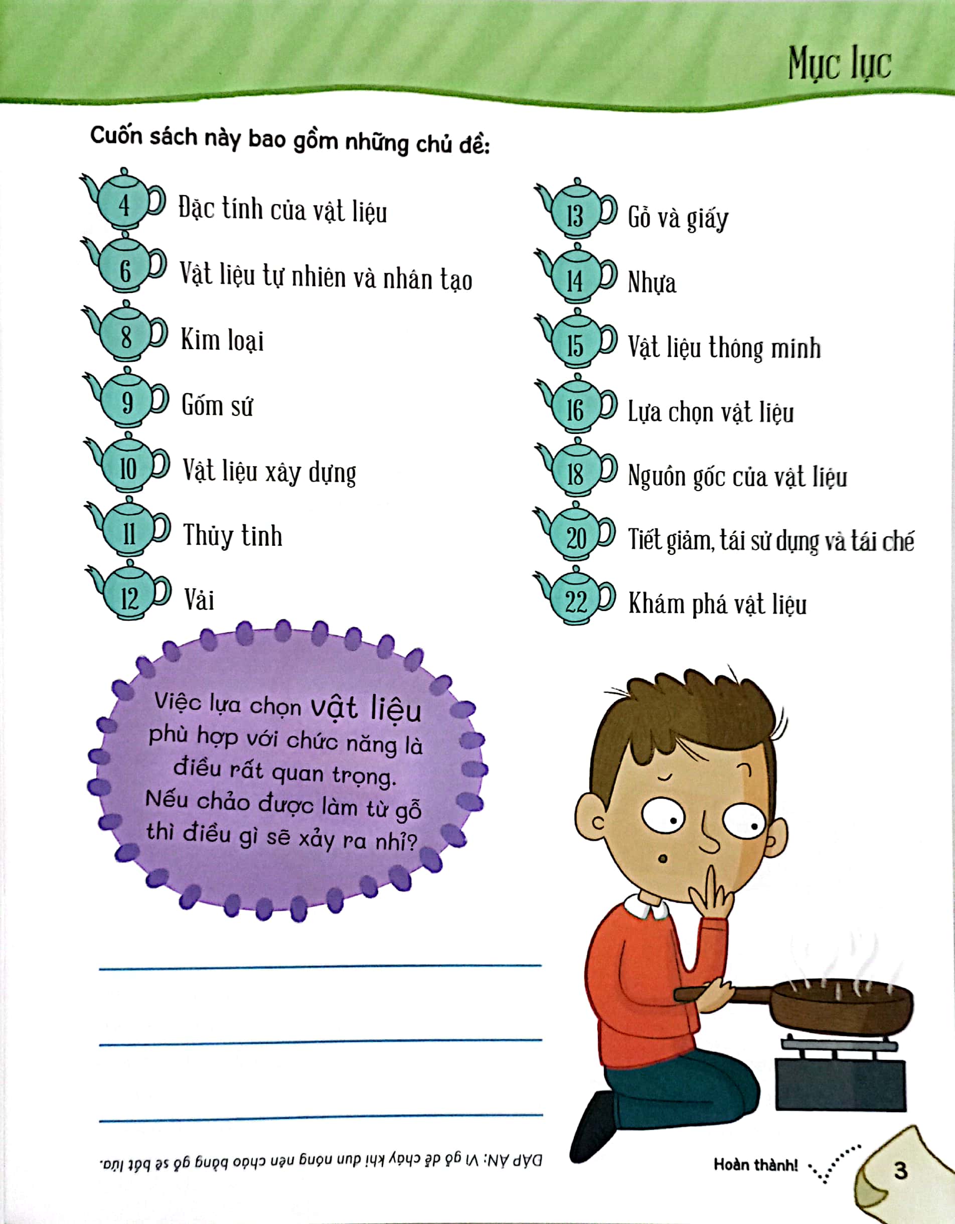 tớ đến với khoa học: vật liệu quanh em