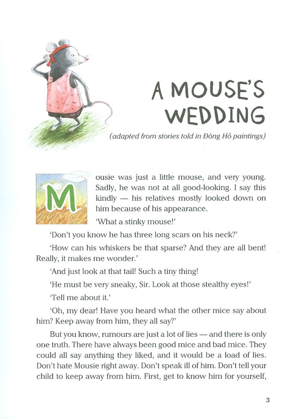 tô hoàiℹs selected stories for children - a mouseℹs wedding - ấn bản kỉ niệm 100 năm tô hoài