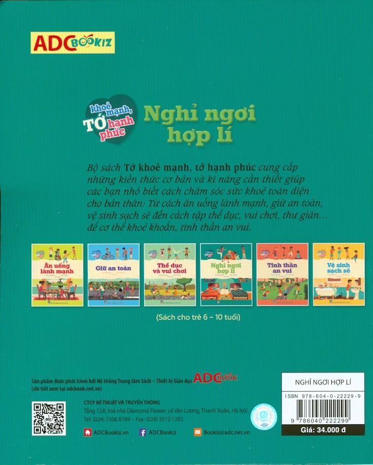 tớ khỏe mạnh, tớ hạnh phúc - nghỉ ngơi hợp lí