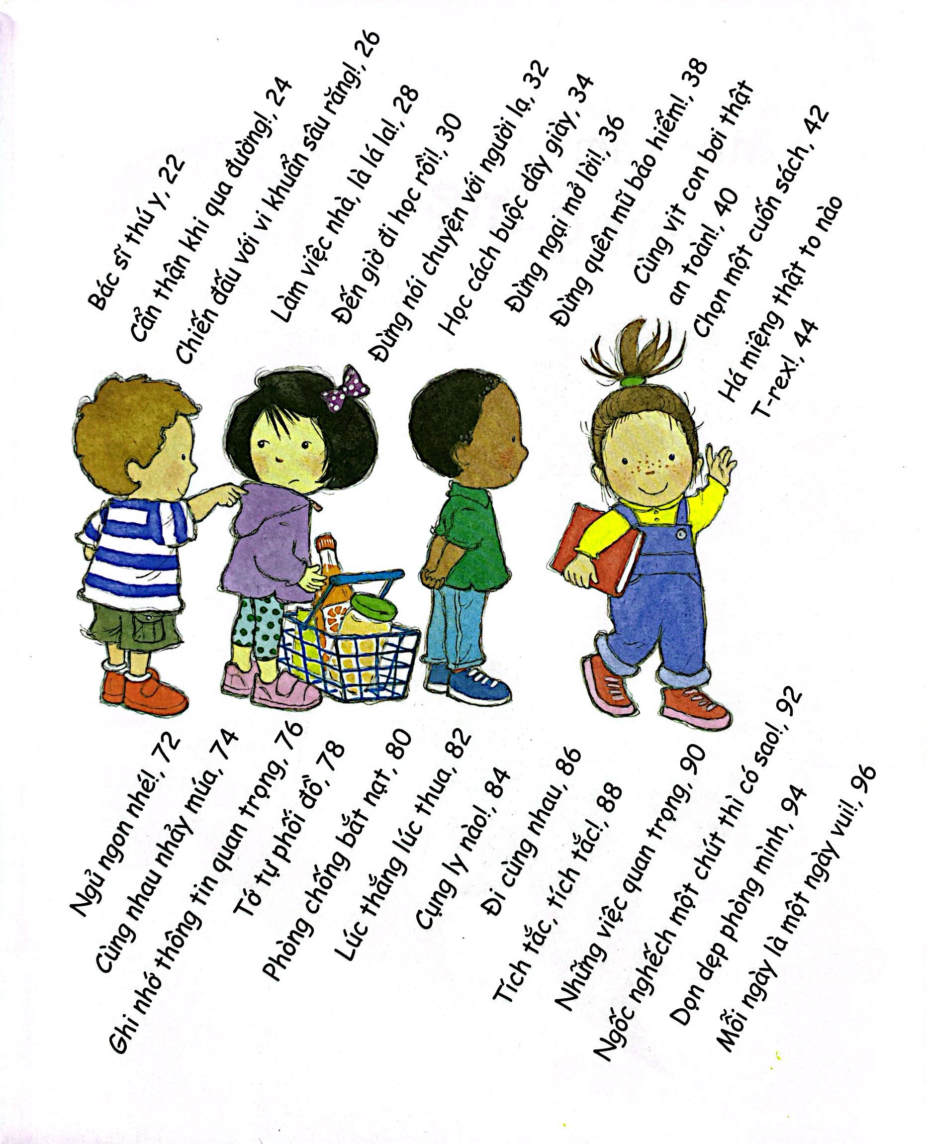 tớ khôn lớn từng ngày - 46 kỹ năng sống quan trọng cho trẻ từ 3-6 tuổi