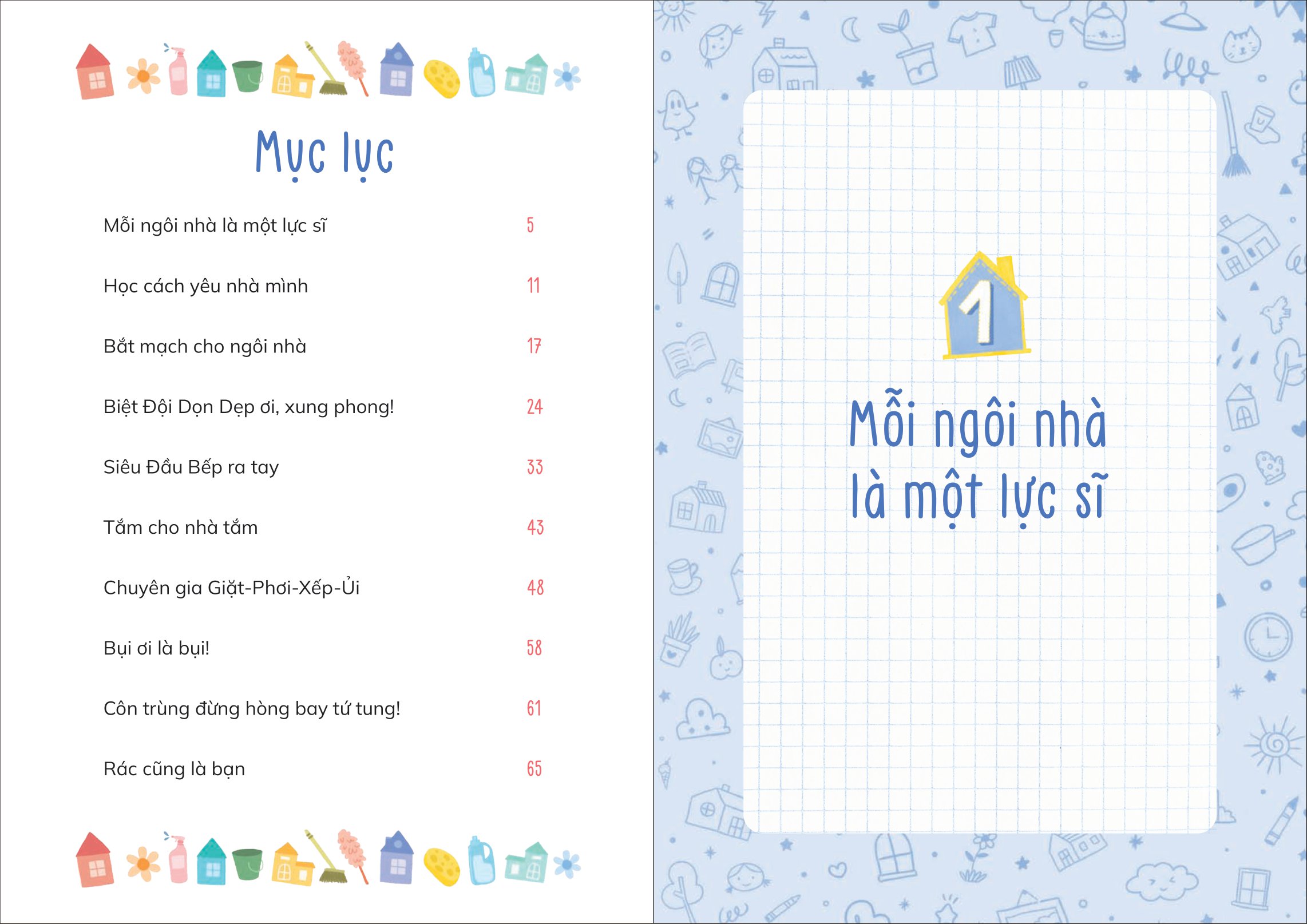 tớ là chủ ngôi nhà - chăm sóc cho ngôi nhà mạnh khỏe