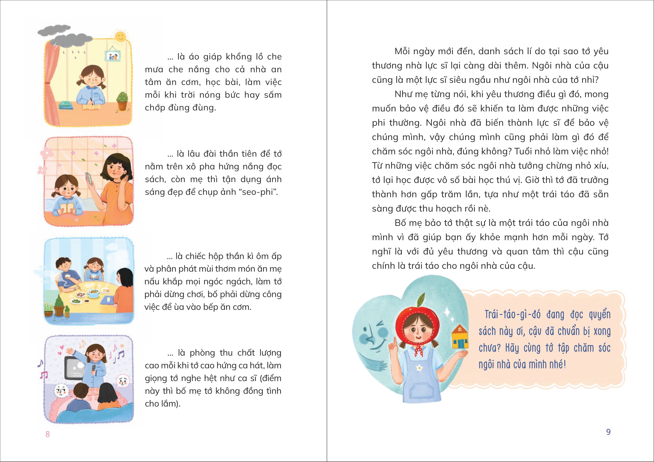 tớ là chủ ngôi nhà - chăm sóc cho ngôi nhà mạnh khỏe