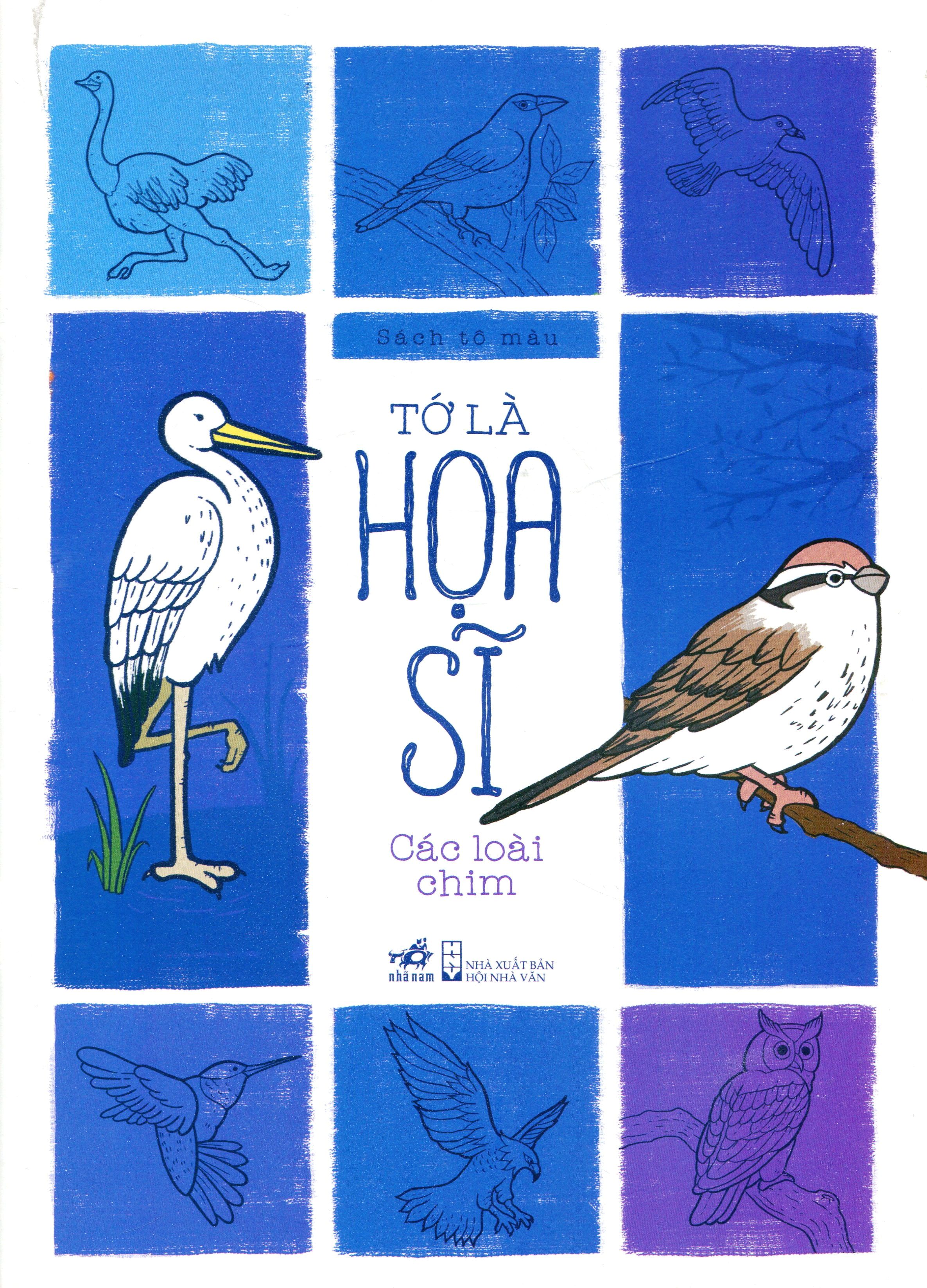 tớ là họa sĩ - các loài chim (tái bản 2020)