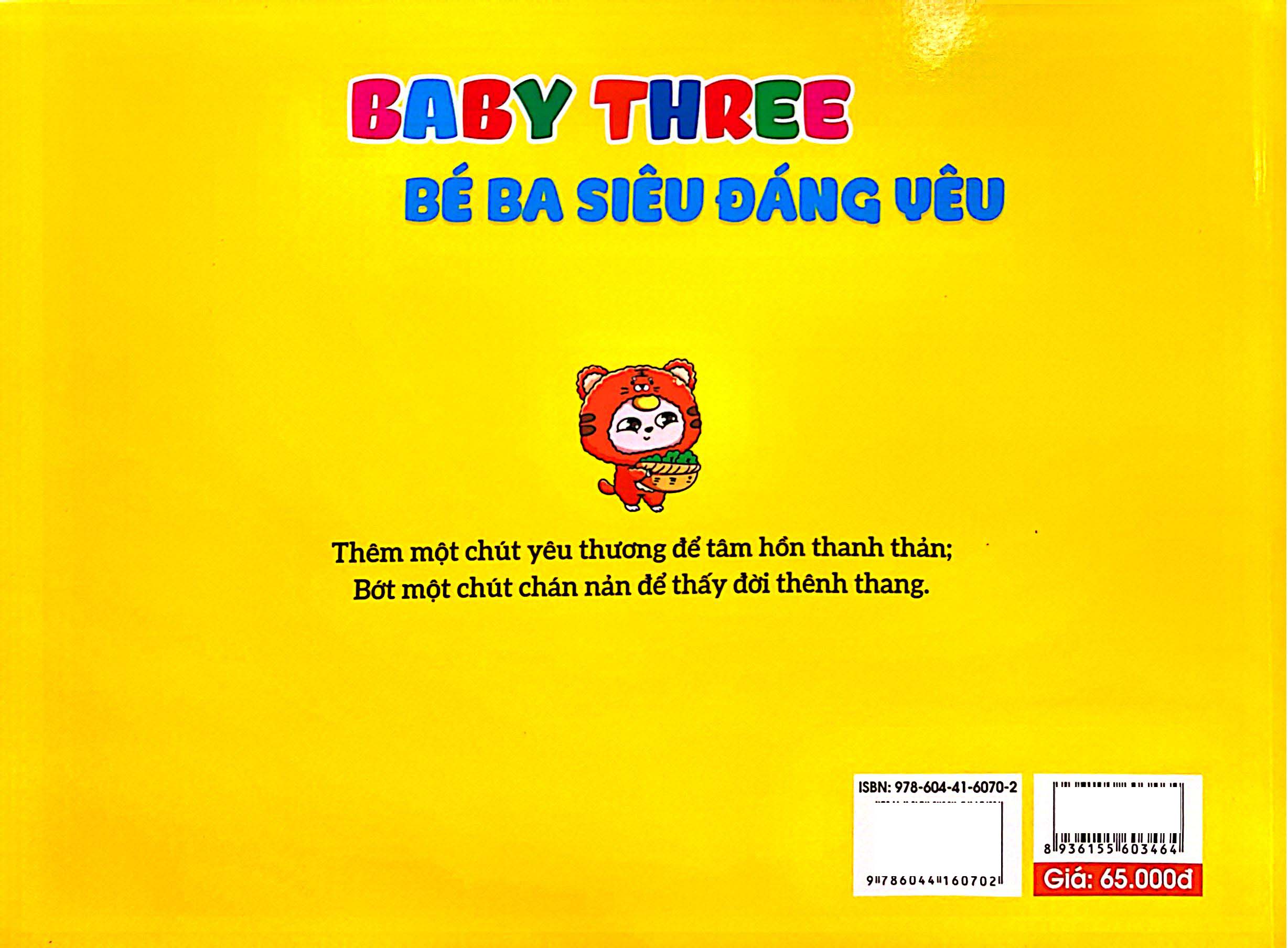 Tô Màu Baby Three - Baby Three Bé Ba Siêu Đáng Yêu