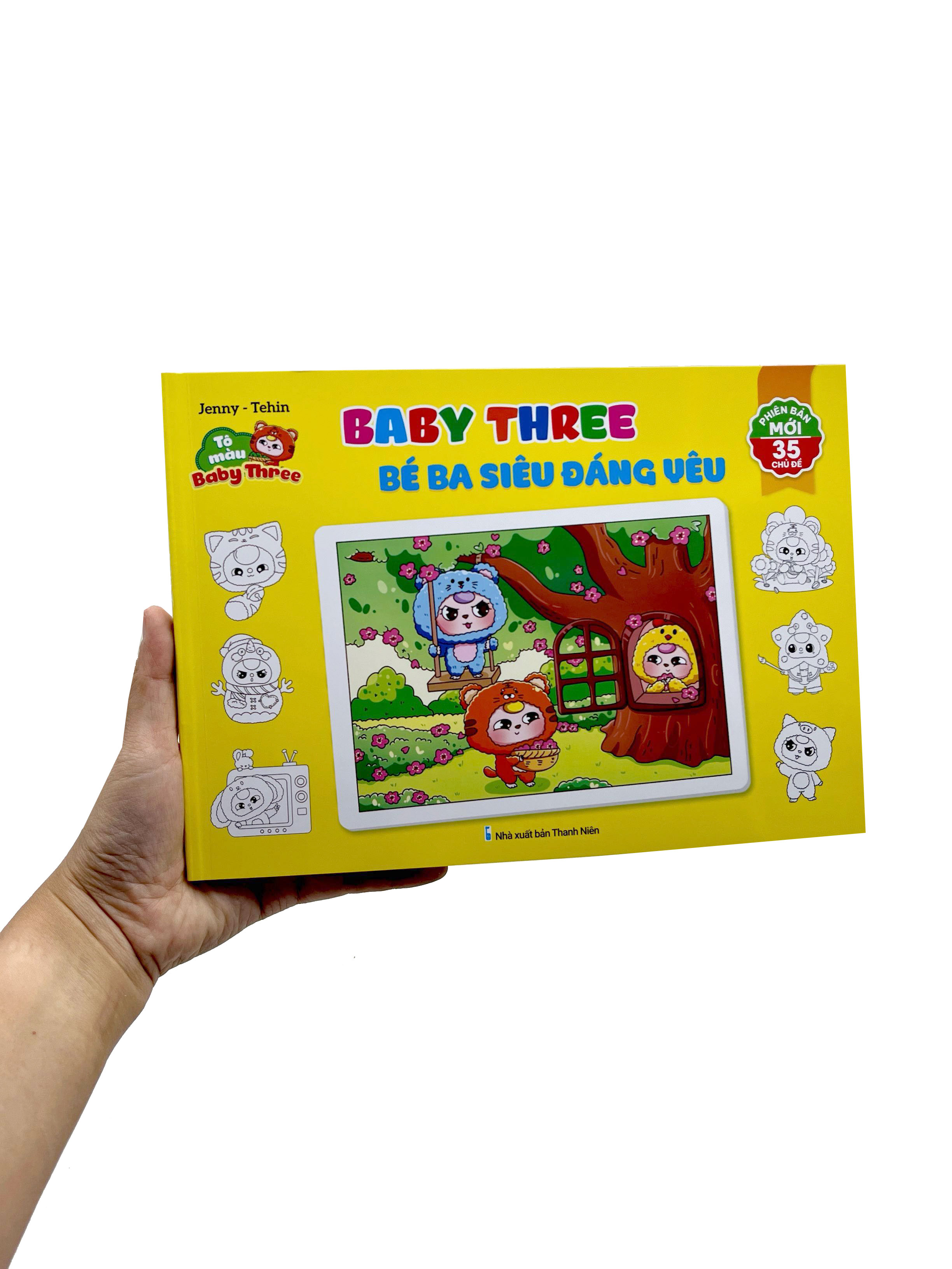 Tô Màu Baby Three - Baby Three Bé Ba Siêu Đáng Yêu