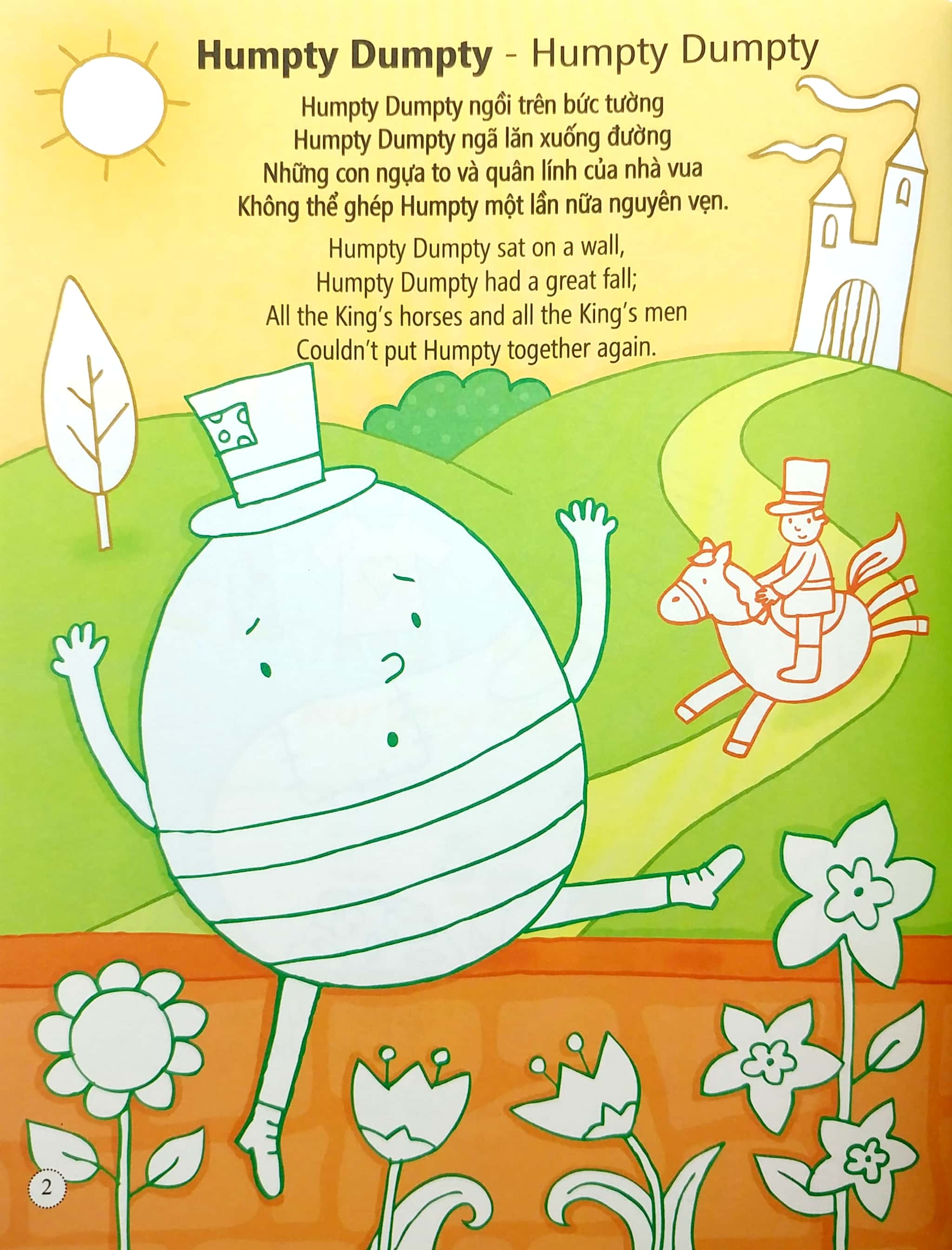 tô màu bóc dán - giai điệu ngọt ngào - nursery rhymes