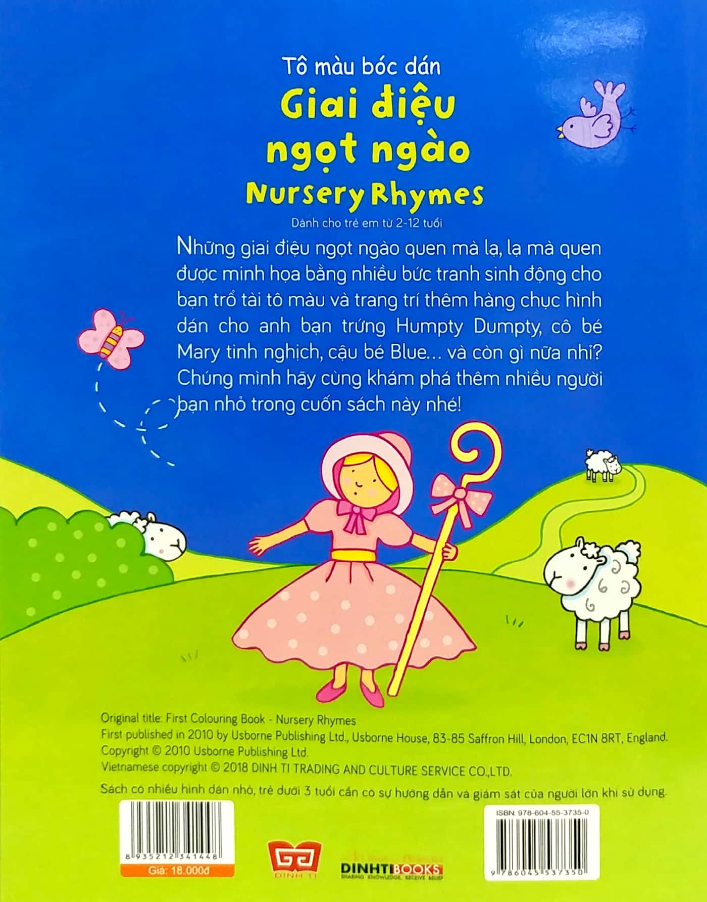tô màu bóc dán - giai điệu ngọt ngào - nursery rhymes