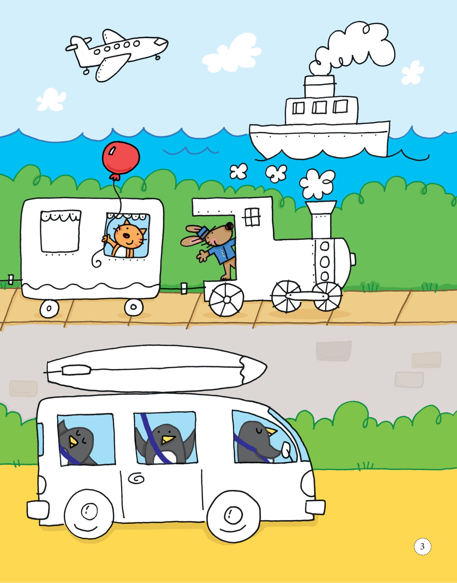 tô màu bóc dán - kỳ nghỉ lễ - holiday (tái bản)