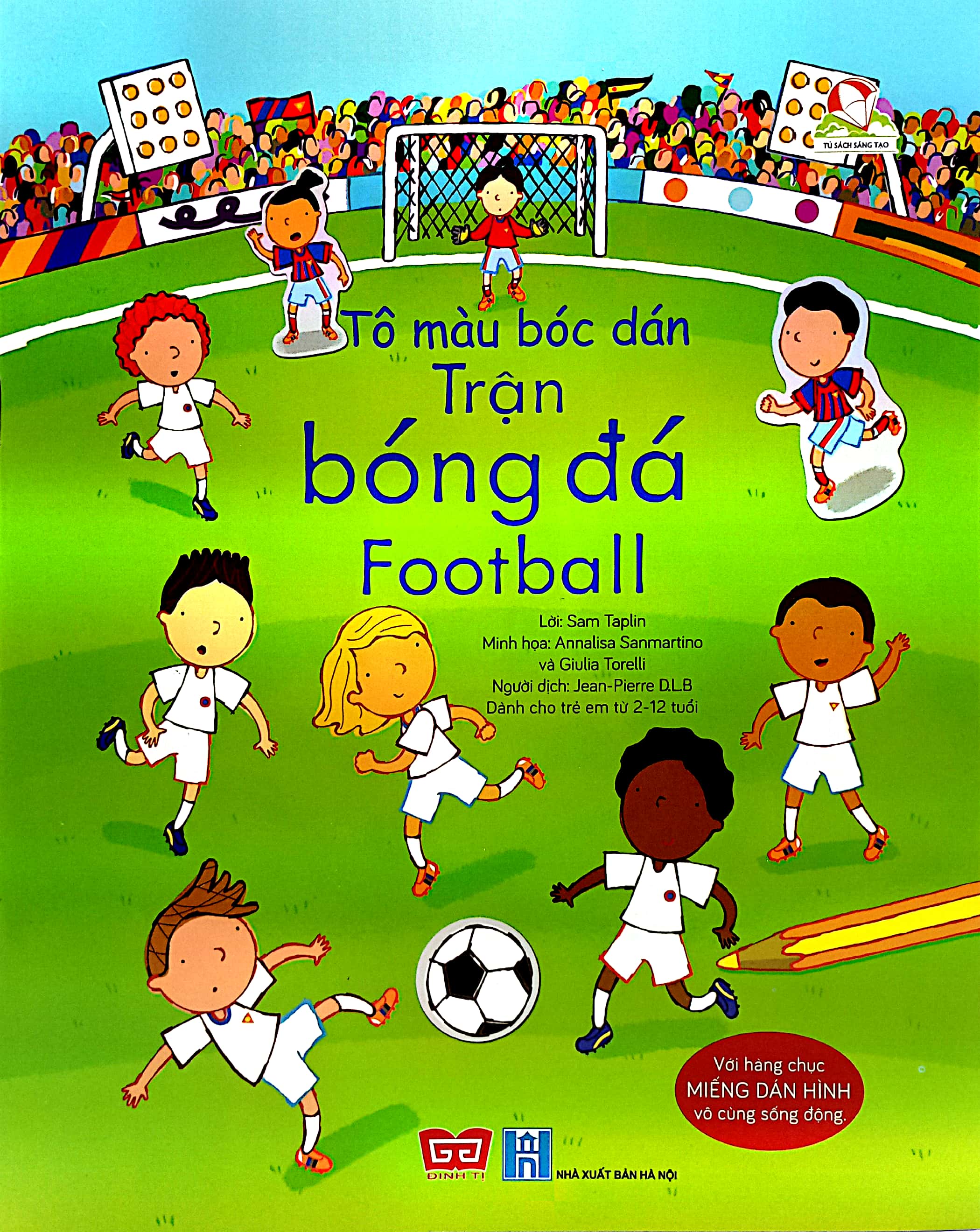 Tô Màu Bóc Dán - Trận Bóng Đá - Football
