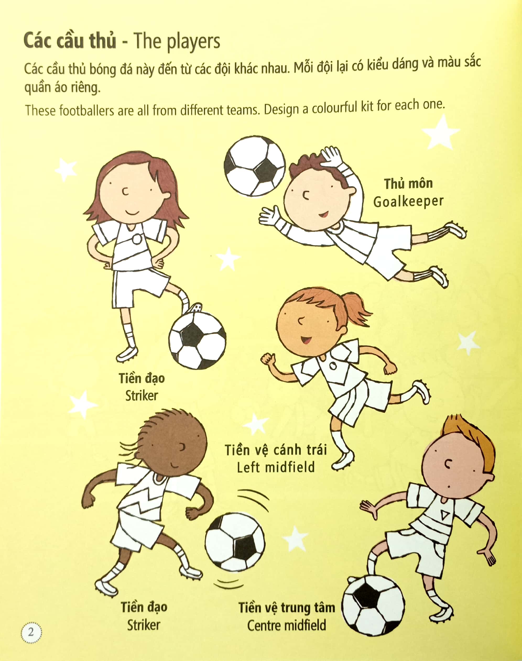 Tô Màu Bóc Dán - Trận Bóng Đá - Football