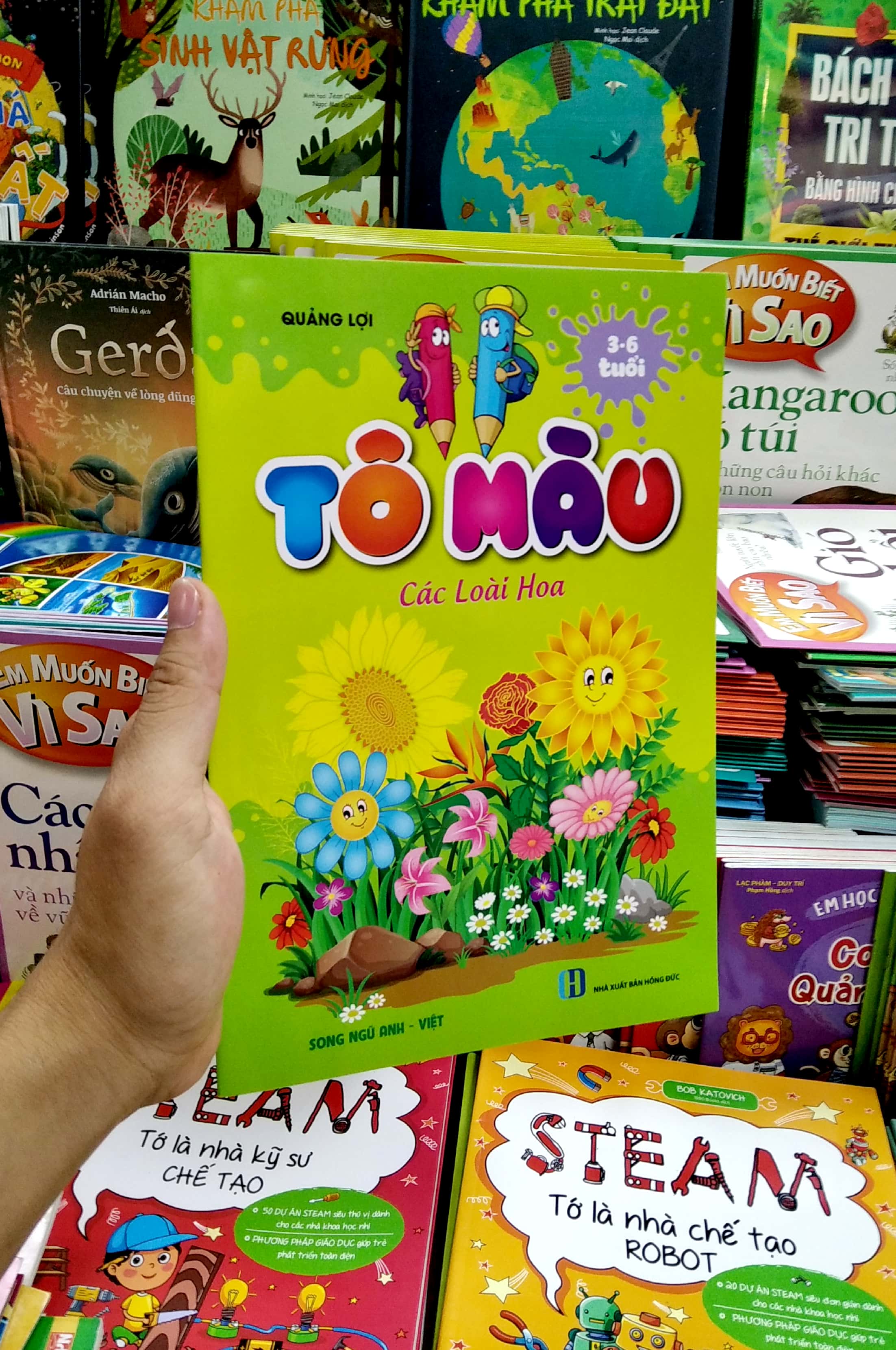 tô màu - các loài hoa