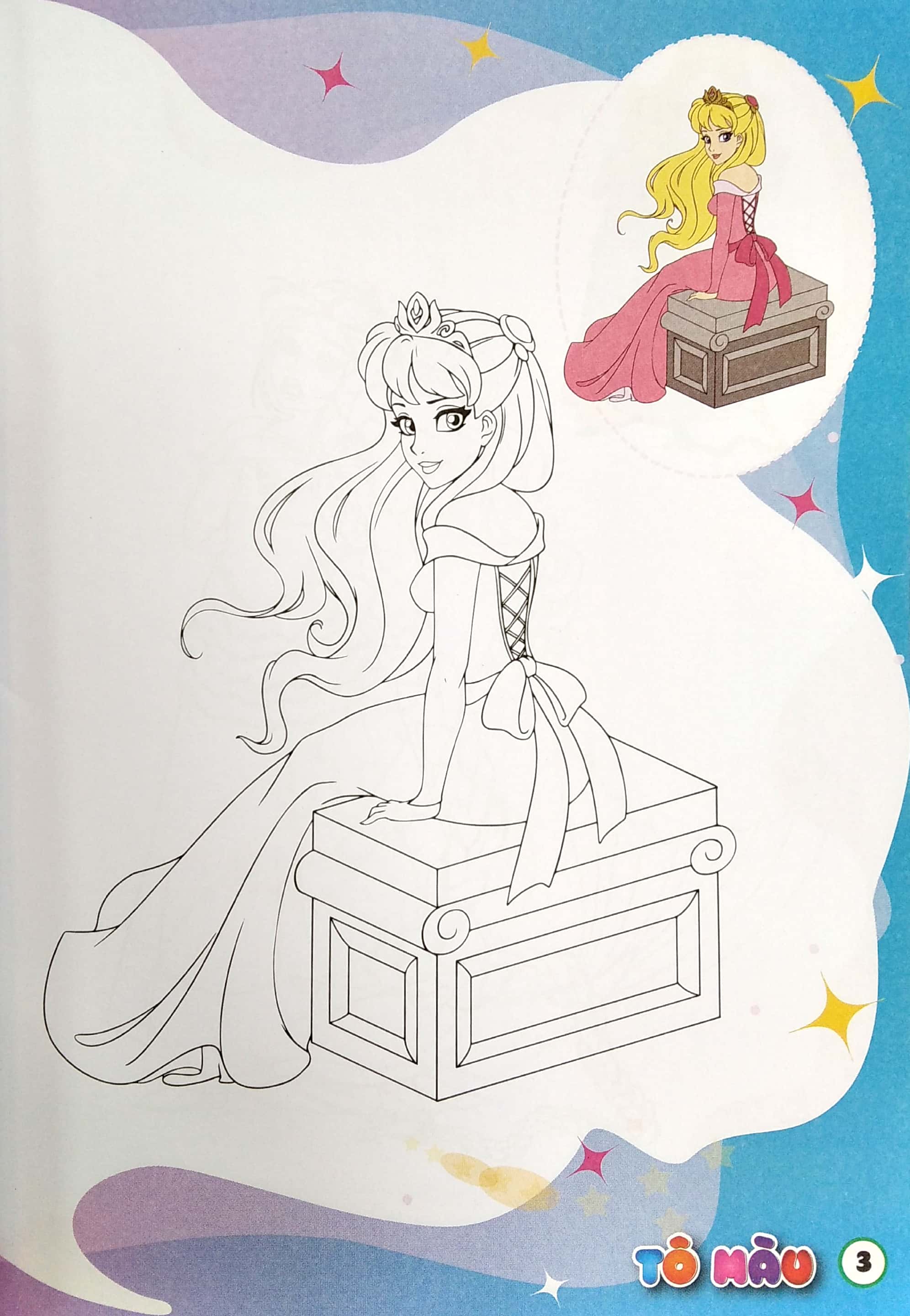 tô màu - các nàng công chúa