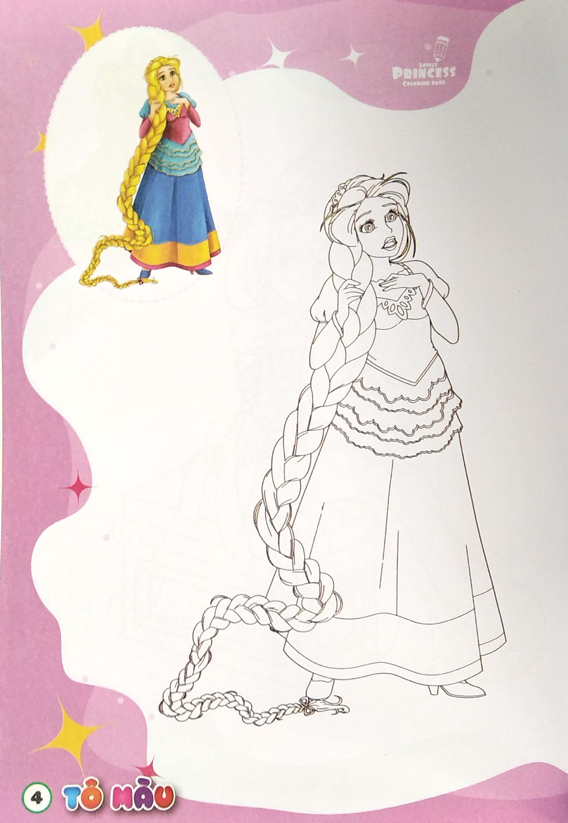 tô màu - các nàng công chúa