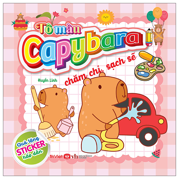 Tô Màu Capybara - Chuyên Gia Ẩm Thực