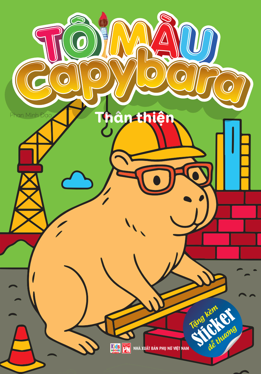Tô Màu Capybara - Thân Thiện