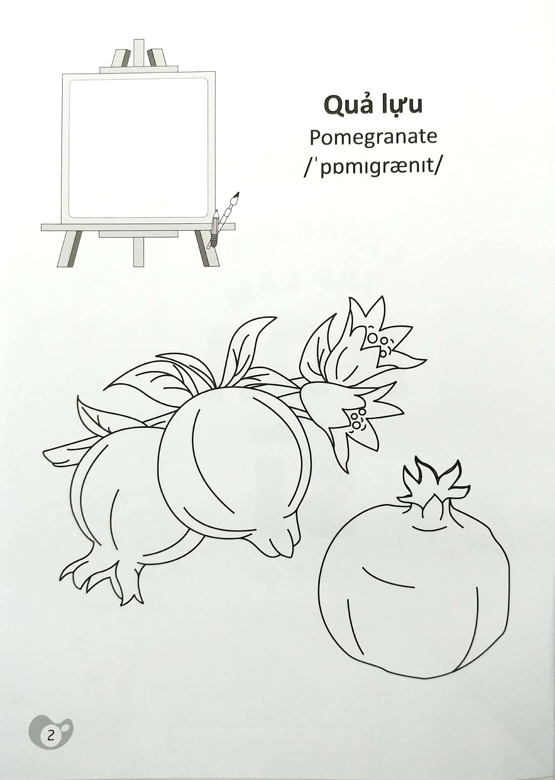 tô màu chúng mình tập làm họa sĩ - 3-6 tuổi - rau củ quả