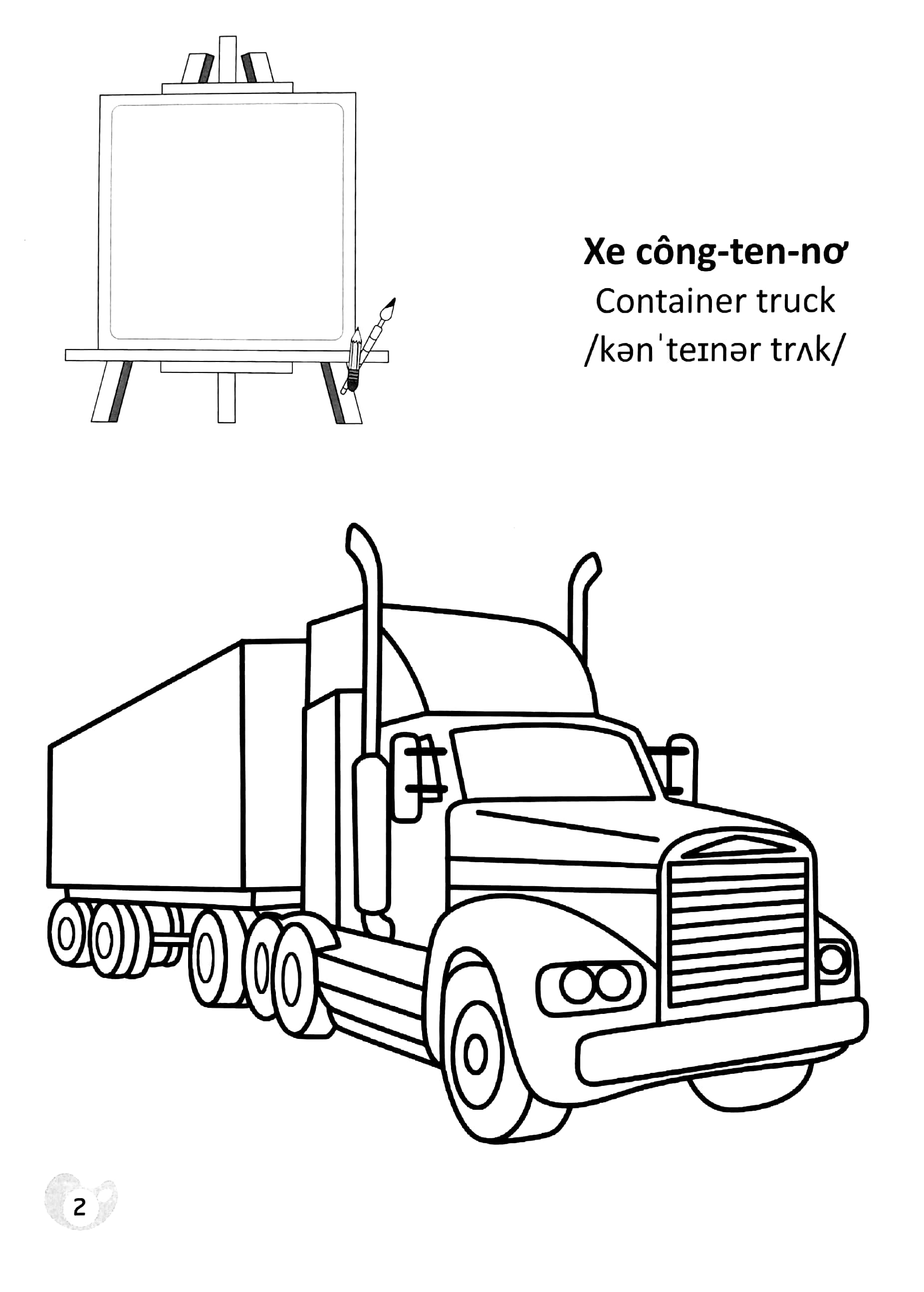 tô màu chúng mình tập làm họa sĩ - phương tiện giao thông (3-6 tuổi)