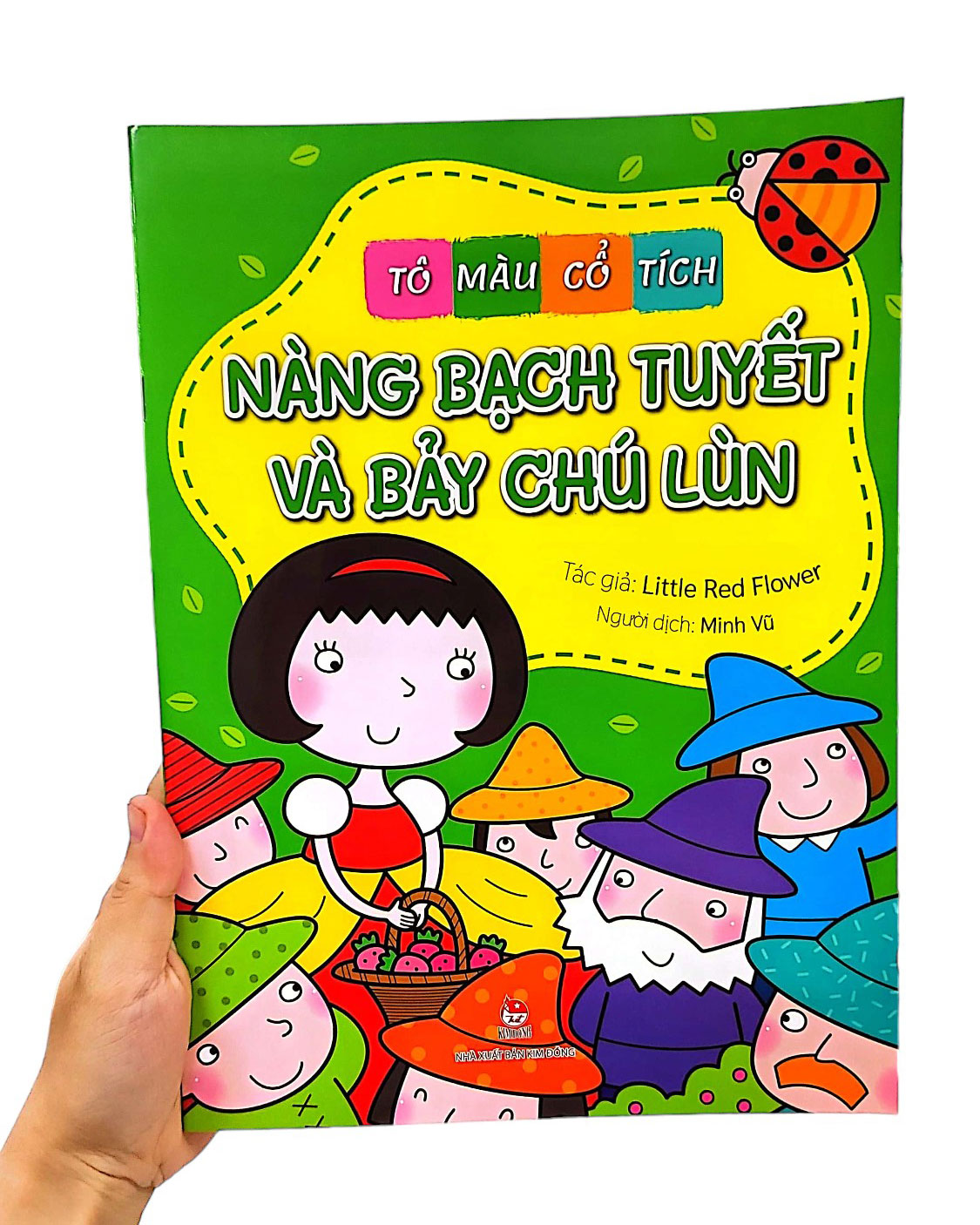 tô màu cổ tích - nàng bạch tuyết và bảy chú lùn