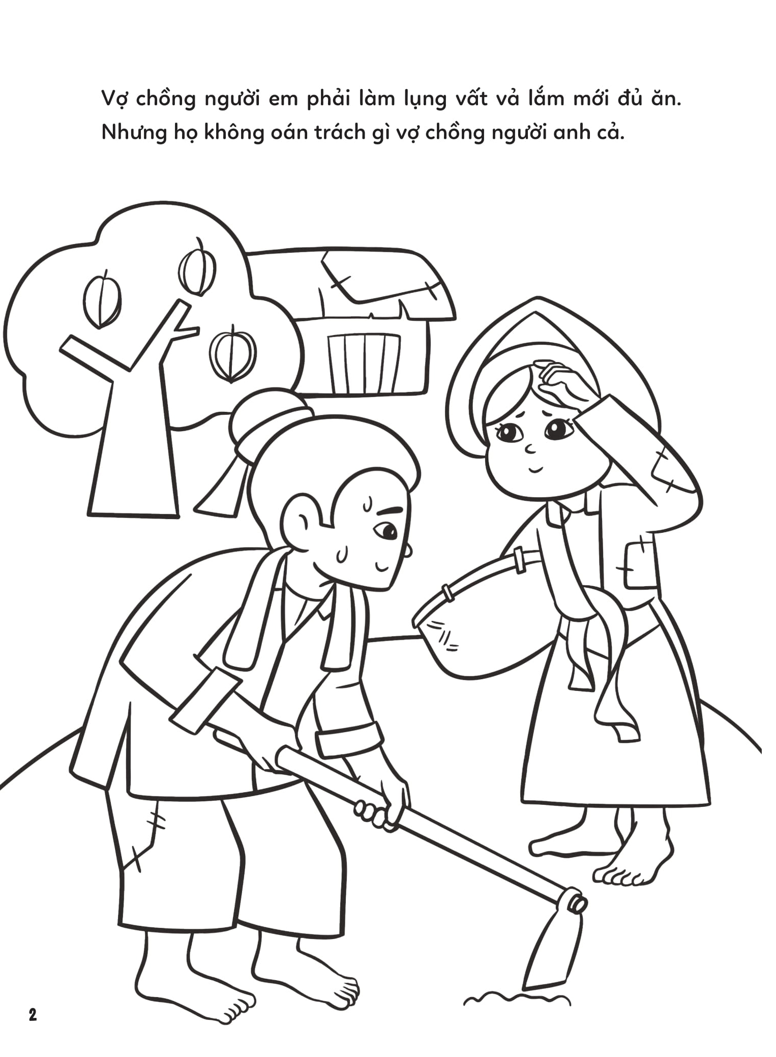 Tô Màu Cổ Tích Việt Nam - Cây Khế